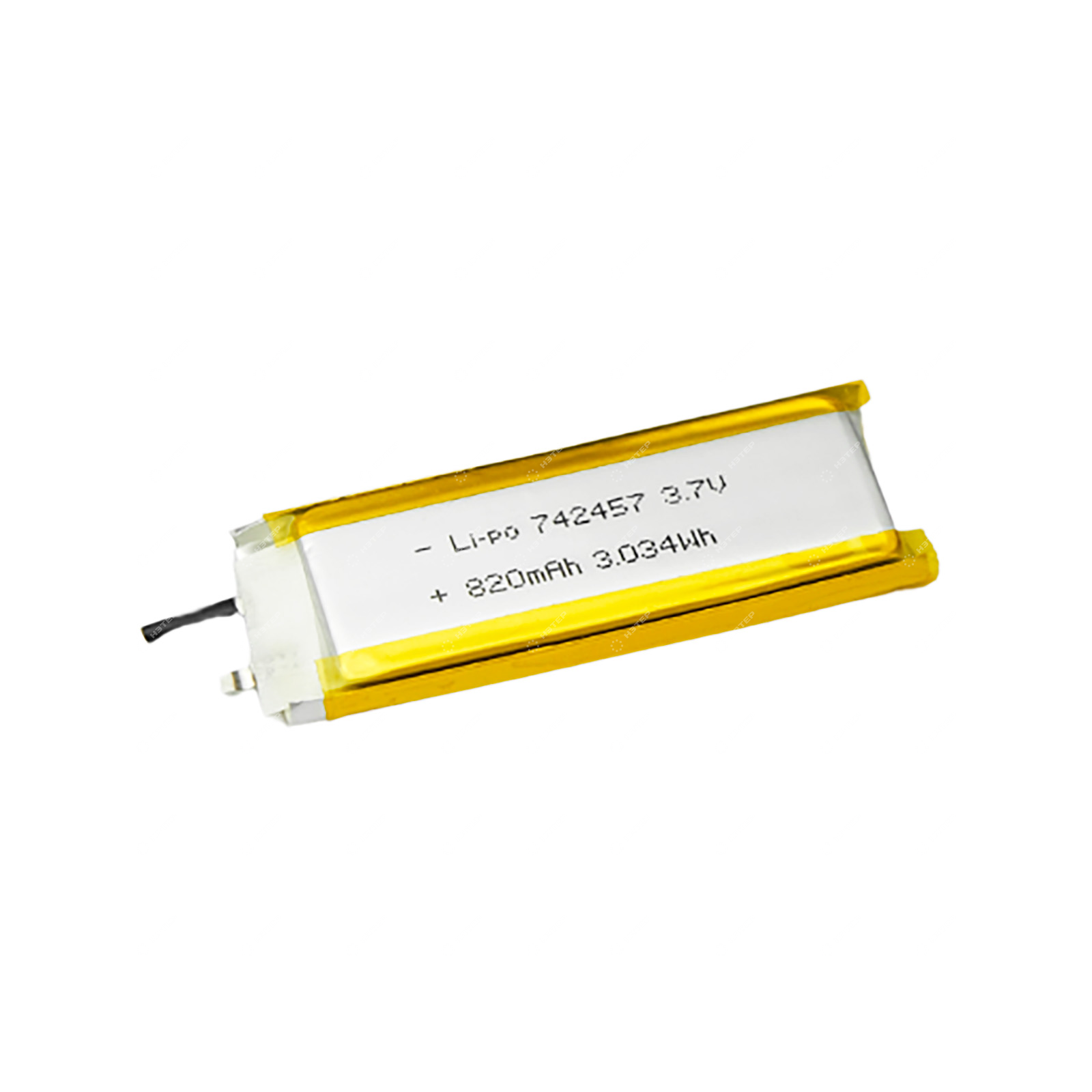 Аккумулятор Li-Pol 3.7V 820mAh 0.4A/0.8A