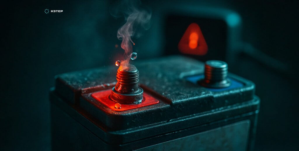 Почему аккумулятор перегревается