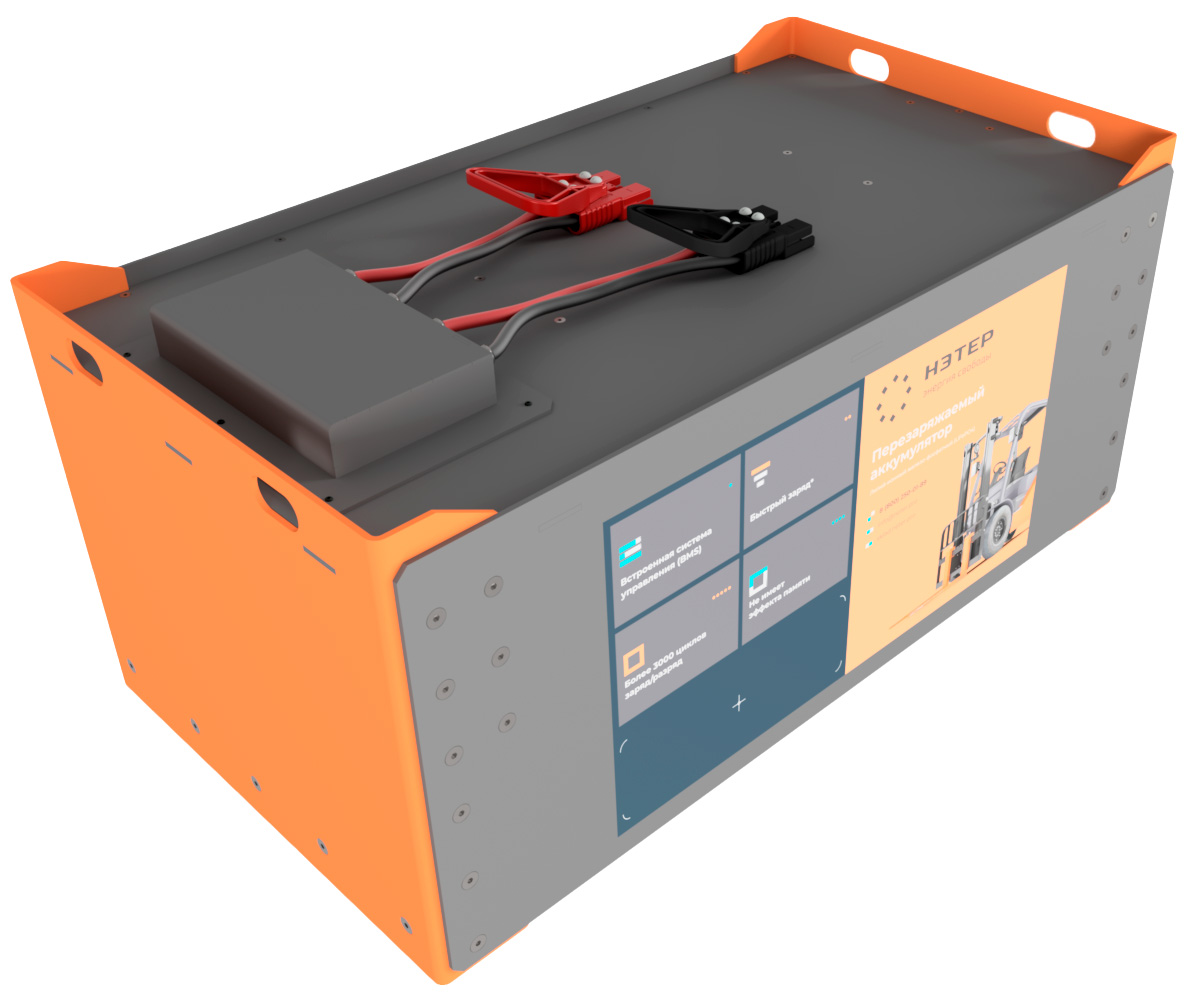 Аккумулятор LiFePO4 24V 1000Ah НЭТЕР (LFP8-25.6_1000-500MS) (Арт.112015)