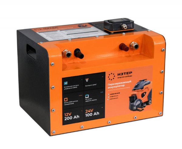 Аккумулятор LiFePO4 12V 160Ah НЭТЕР (LFP4-12.8_160-150M1)