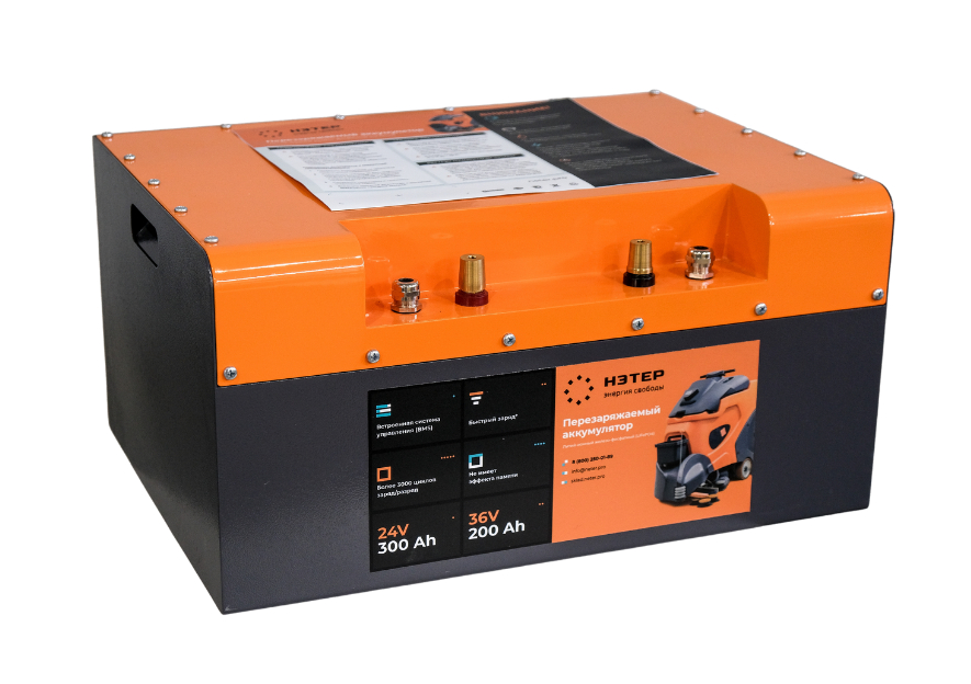 Аккумулятор LiFePO4 24V 240Ah НЭТЕР (LFP8-25.6_240-150M3)