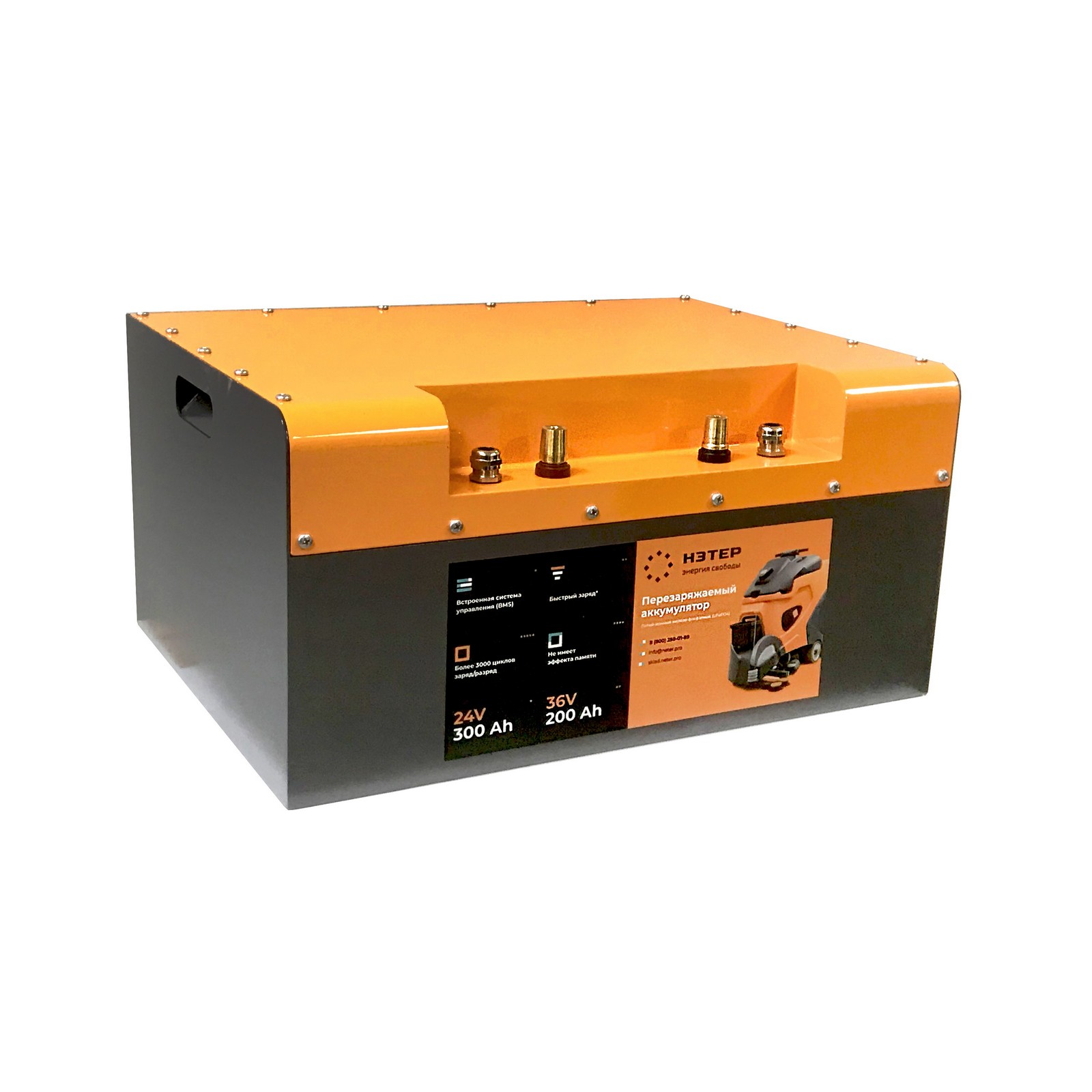 Аккумулятор LiFePO4 36V 200Ah НЭТЕР (LFP12-38.4_200-150M3)