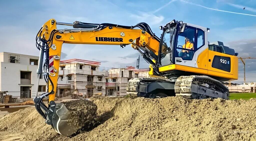 Швейцарский производитель представил электрический экскаватор