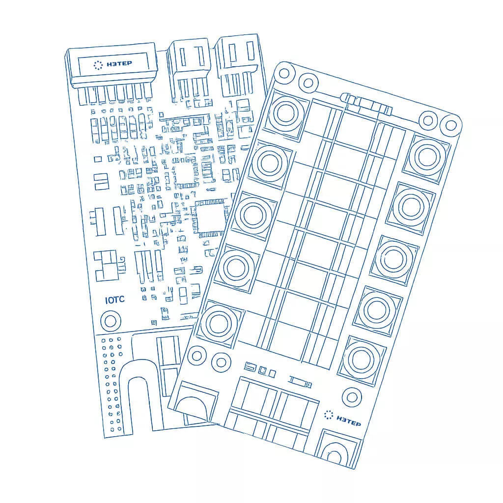 Плата защиты BMS 6S 22.2V 100A (Li-Ion)