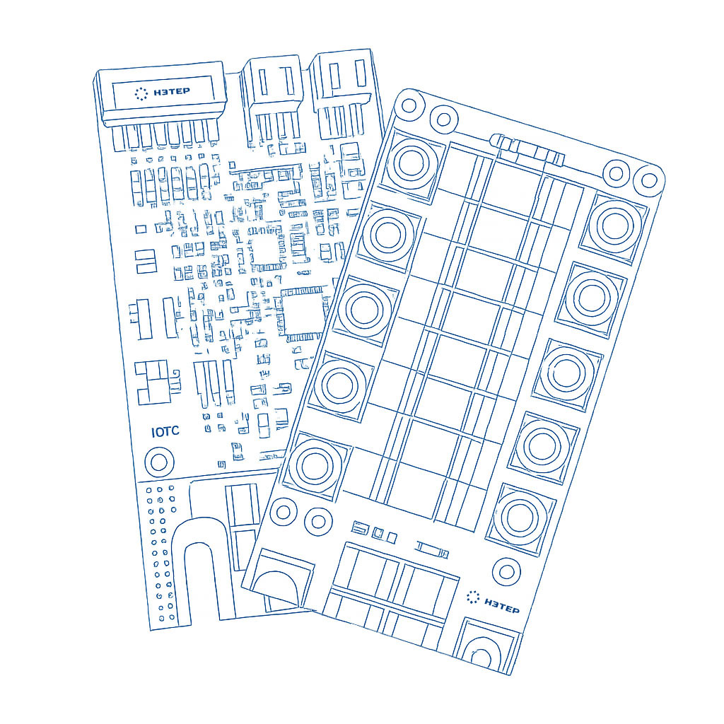 Плата защиты BMS 4S 12V 8A (LiFePO4) Арт.130093
