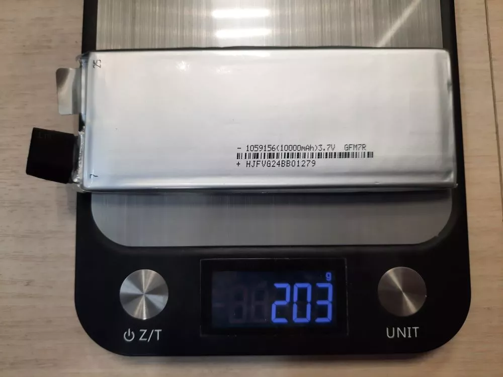 10000mAh, 1059156, 3.7V, 10x59x156мм, 25С/50С