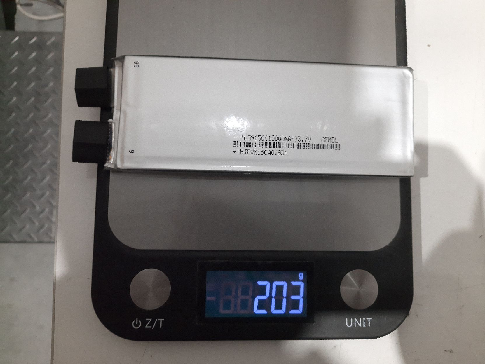 10000mAh, 1059156, 3.7V, 10x59x156мм, 25С/50С