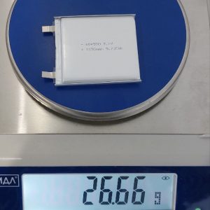1550mAh, LP604550, 3.7V, 6.0x45.2x50.5мм, 1C