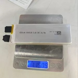 6500mAh, LP9043128, 90x43x128, 3.8V, 30C