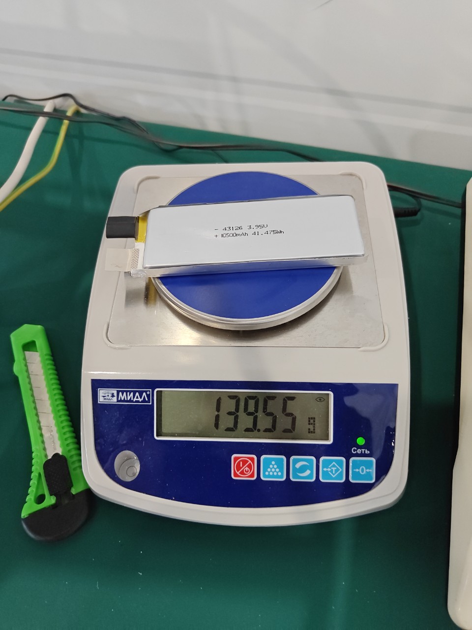 10500mAh, LP1043126, 3.95V, 10.5x43x126, 7C/15C