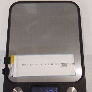 8000mAh, 1043128, 3.8V, 10х43х130мм,15C