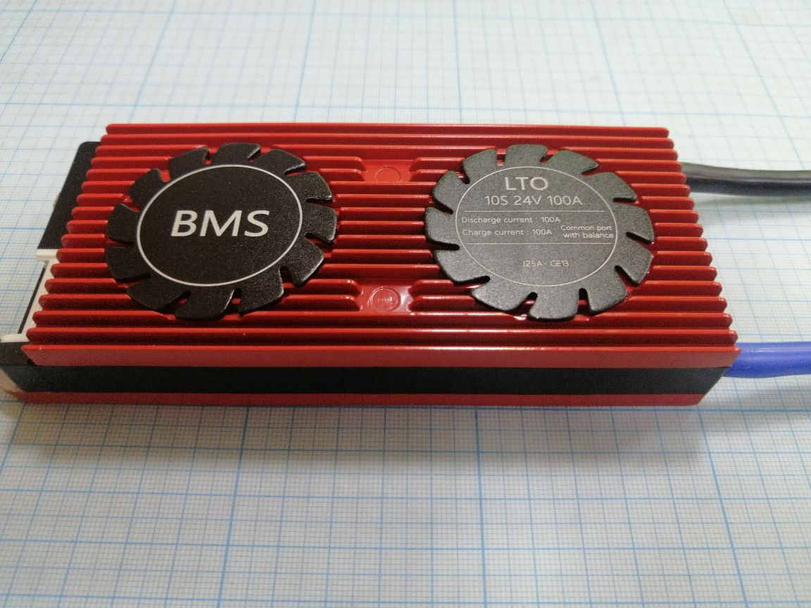 BMS LTO 10S 24V 100A (DALY 24x65x150mm)