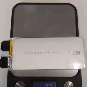 17000mAh, LP8072170, 8x72x170, 3.7V, 5C