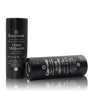 1500mAh, 18500, Li, 10C/14C 3.7V