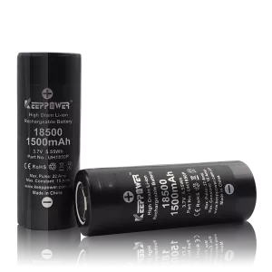 1500mAh, 18500, Li, 10C/14C 3.7V