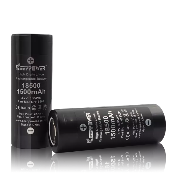 1500mAh, 18500, Li, 10C/14C 3.7V