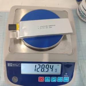 6000mAh, LP543128, 3.7V, 10,6х44х128mm, 30С/60С