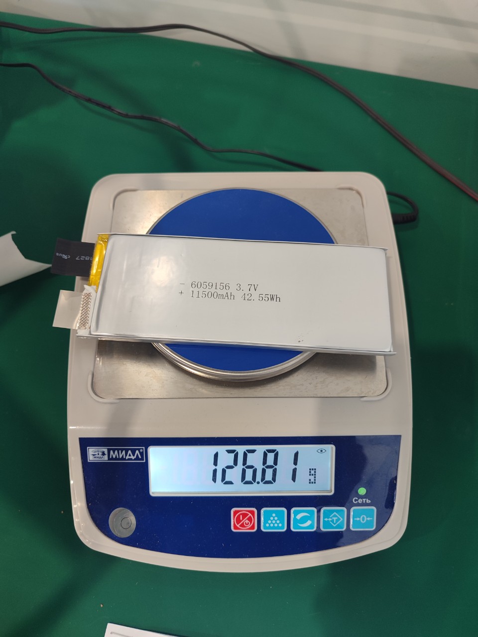 11500mAh, 6059156, 3.7V, 6.0x59x156mm, 5C/10C