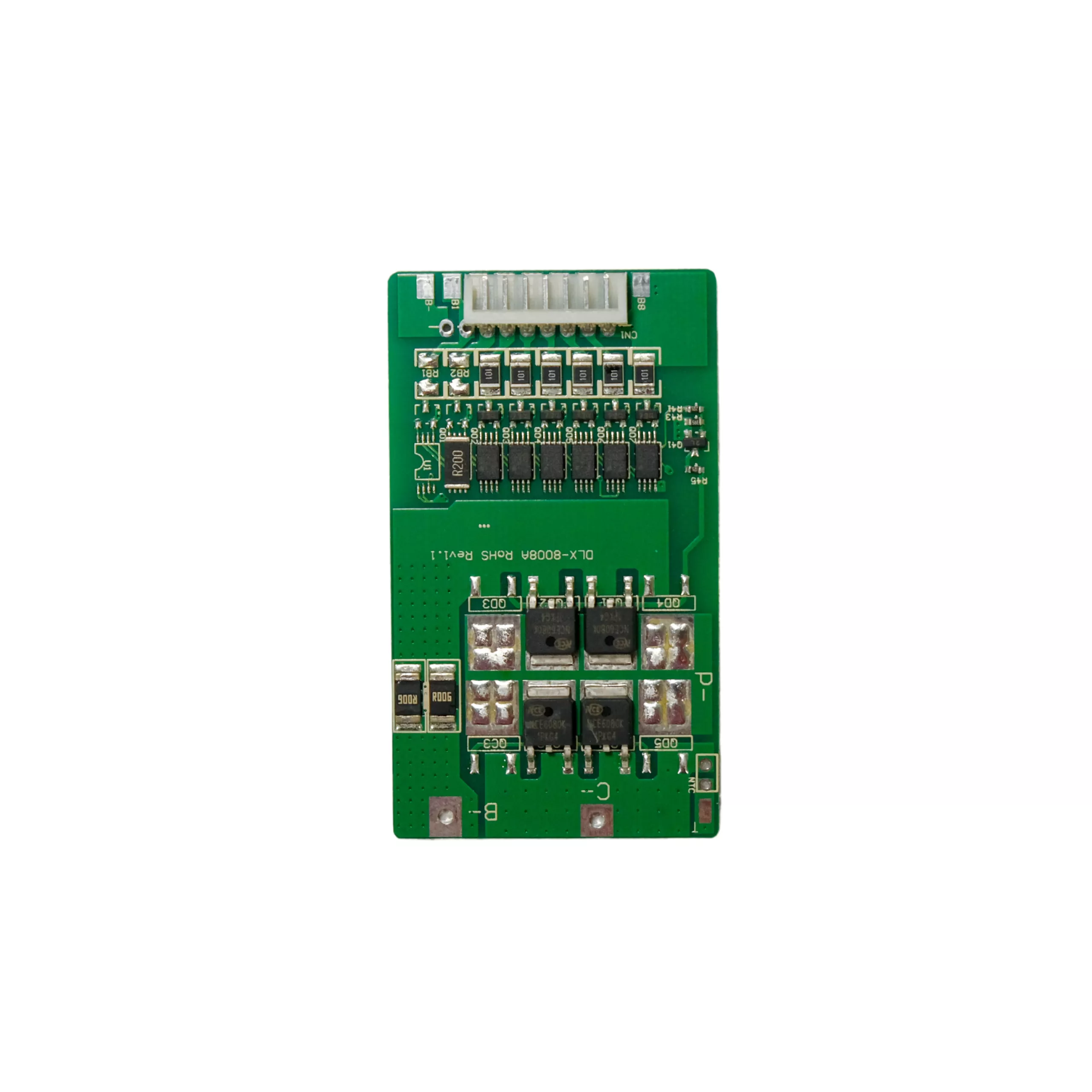 BMS LI 6S 22,2V 10A 6S-DLX-8008A(Rev 1.1)-10N10(10A) с балансиром 71x41x6mm