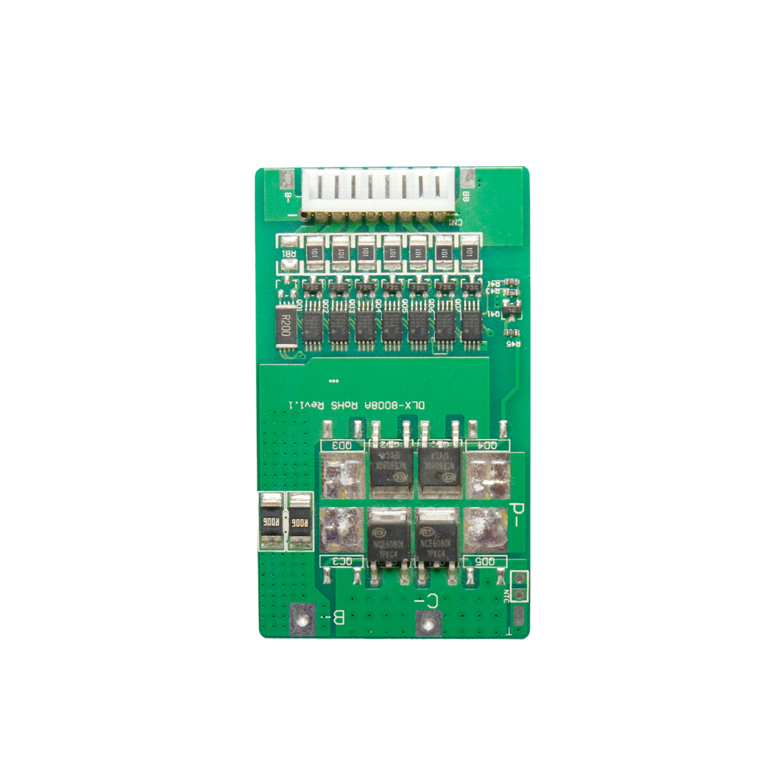 BMS LI 7S 25,9V 10А 7S-DLX-8008A(Rev 1.1)-10N10(10A) с балансиром 71x41x6mm