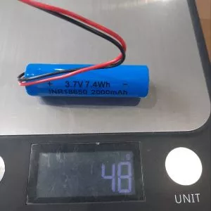 2000mAh 18650 3.7V PCM 18x70, разъем PH-2P