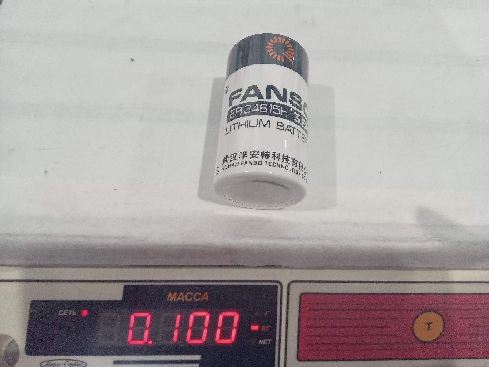 LTC, 20000mAh, 33.6x61mm, 3.6V, ER34615H