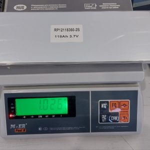 118000mAh, 120118365, 3.65V, 12.0(±0.5)x118(±1)x365(±1)mm, 2C/4C