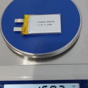 600mAh, 563048, 3.7V, 5.6x30.0 (±1.0)x49.0 (±1.0)mm, 30C/60C